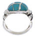 Sterling Silver And Turquoise Jewelry Ring Size 5 TX39981